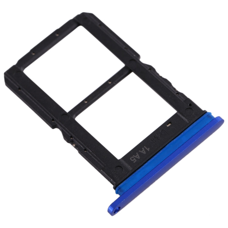 For Realme X2 Pro SIM Card Tray + SIM Card Tray (Blue) - Card Tray by buy2fix | Online Shopping UK | buy2fix