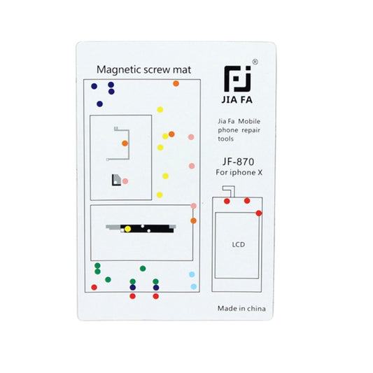 JIAFA Magnetic Screws Mat for iPhone X - Magnetic Screws Mat by JIAFA | Online Shopping UK | buy2fix
