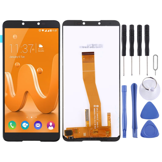 TFT LCD Screen for Wiko Y70 with Digitizer Full Assembly (Black) - For Wiko by buy2fix | Online Shopping UK | buy2fix