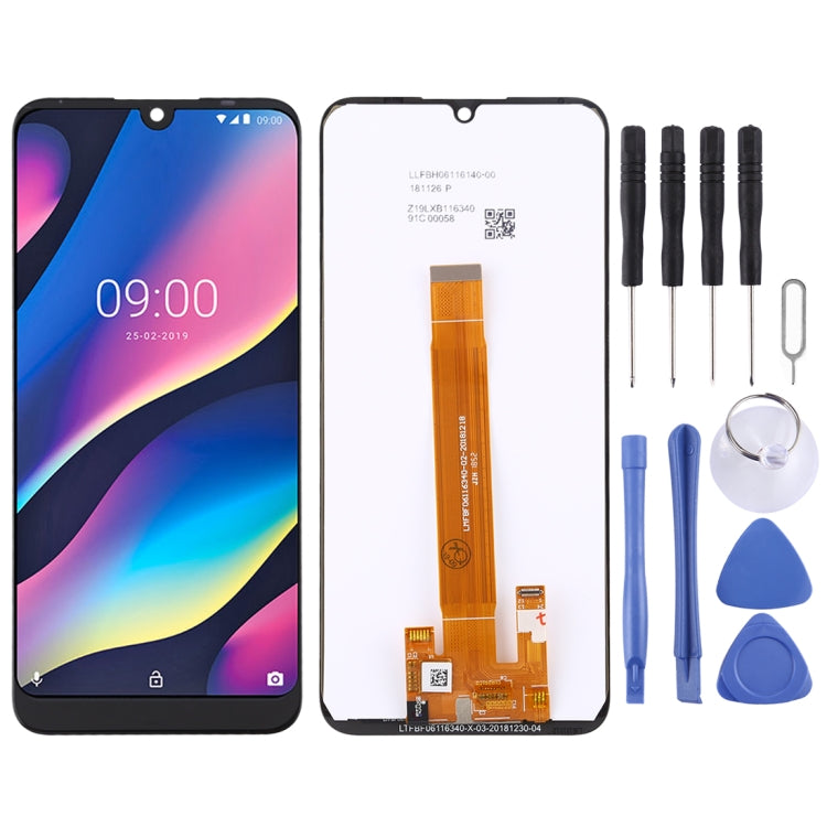 TFT LCD Screen for Wiko VIEW3 LITE with Digitizer Full Assembly (Black) by buy2fix