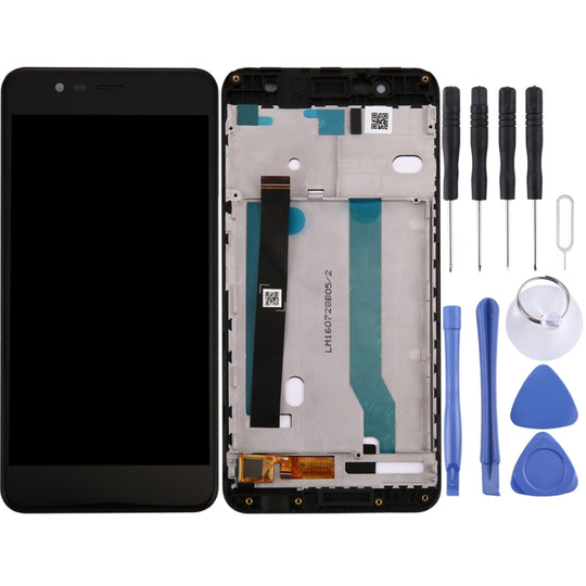 Écran LCD OEM pour Asus ZenFone 3 Max / ZC520TL / X008D Ensemble complet de numériseur avec cadre (Noir)