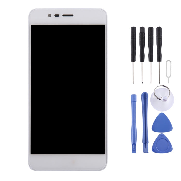 OEM LCD Screen for Asus ZenFone 3 Max / ZC520TL / X008D Digitizer Full Assembly with Frame（White) - LCD Screen by buy2fix | Online Shopping UK | buy2fix