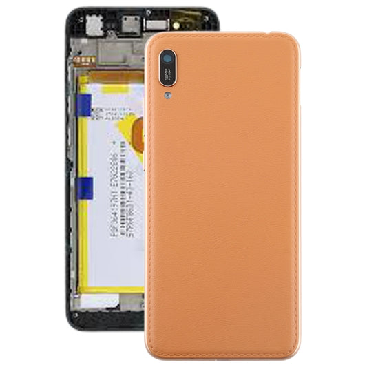 Battery Back Cover with Camera Lens & Side Keys for Huawei Enjoy 9e(Coffee) - Back Cover by buy2fix | Online Shopping UK | buy2fix