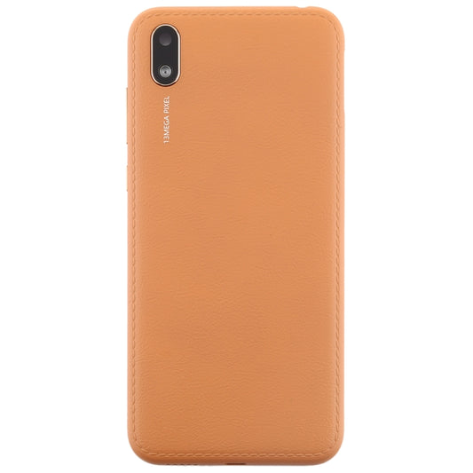 Battery Back Cover with Camera Lens & Side Keys for Huawei Y5 (2019)(Coffee) - Back Cover by buy2fix | Online Shopping UK | buy2fix