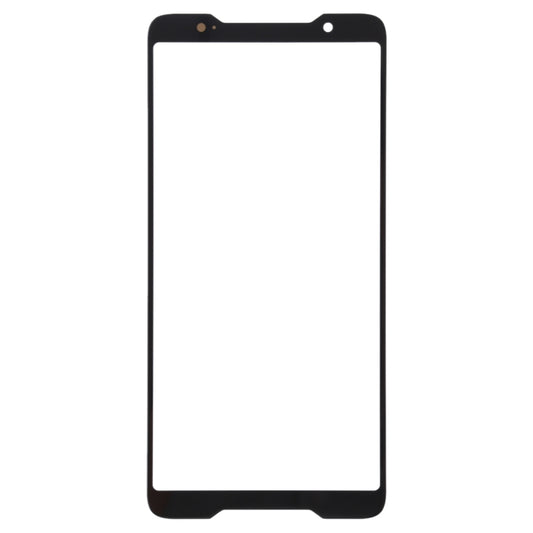 Front Screen Outer Glass Lens for Asus ROG Phone / ZS600KL (Black) - Outer Glass Lens by buy2fix | Online Shopping UK | buy2fix