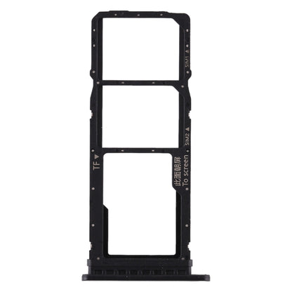 SIM Card Tray + SIM Card Tray + Micro SD Card Tray for Huawei Honor Play 3 (Black) by buy2fix