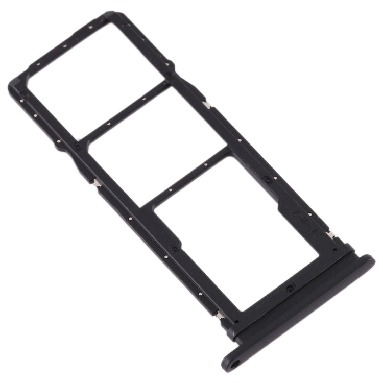 SIM Card Tray + SIM Card Tray + Micro SD Card Tray for Huawei Honor Play 3 (Black) by buy2fix