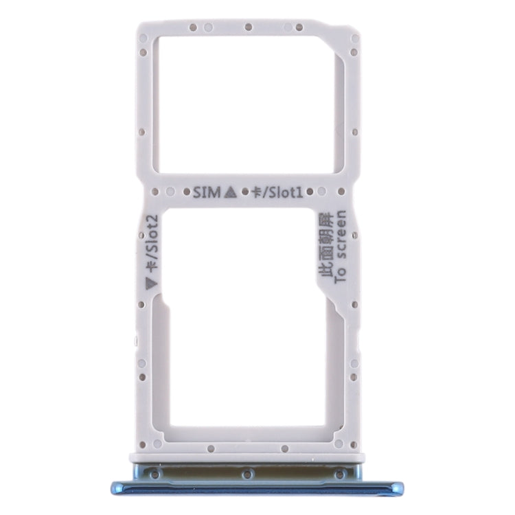 SIM Card Tray + SIM Card Tray / Micro SD Card Tray for Huawei Enjoy 10 Plus (Breathing Crystal) by buy2fix