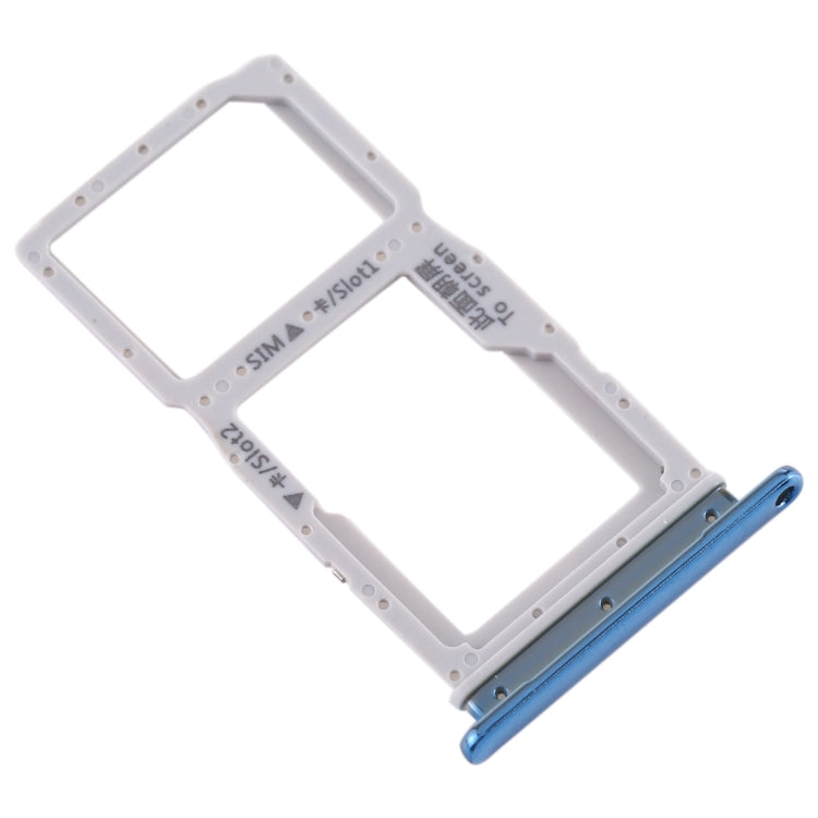 SIM Card Tray + SIM Card Tray / Micro SD Card Tray for Huawei Enjoy 10 Plus (Breathing Crystal) by buy2fix