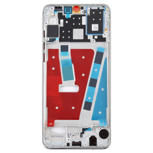 Front Housing LCD Frame Bezel Plate for Huawei P30 Lite (48MP)(White) - Full Housing Cover by buy2fix | Online Shopping UK | buy2fix