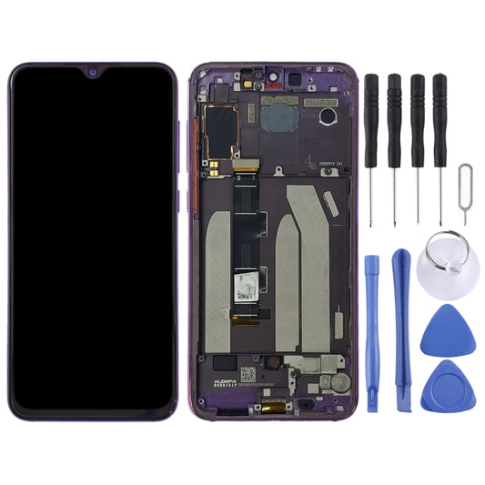 Original LCD Screen for Xiaomi Mi 9 SE Digitizer Full Assembly with Frame(Purple) - LCD Screen by buy2fix | Online Shopping UK | buy2fix