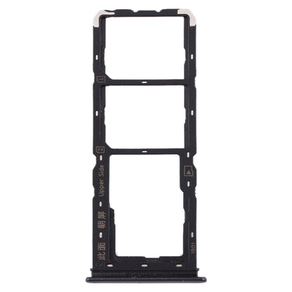 For Vivo U3x / U10 SIM Card Tray + SIM Card Tray + Micro SD Card Tray (Black) - Card Tray by buy2fix | Online Shopping UK | buy2fix