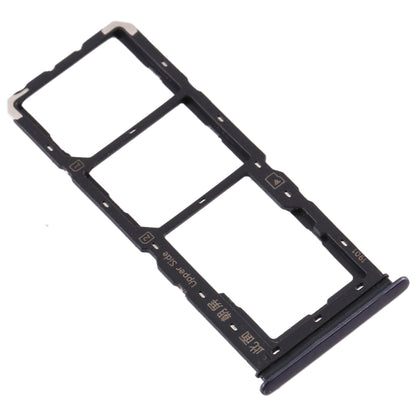 For Vivo U3x / U10 SIM Card Tray + SIM Card Tray + Micro SD Card Tray (Black) - Card Tray by buy2fix | Online Shopping UK | buy2fix