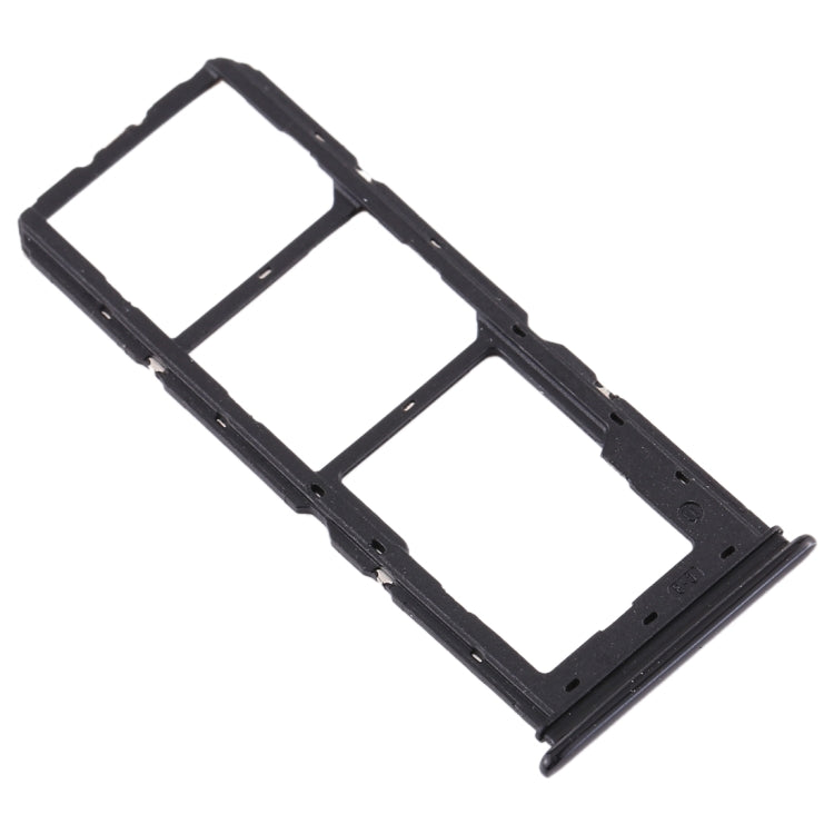 For Vivo U3x / U10 SIM Card Tray + SIM Card Tray + Micro SD Card Tray (Black) - Card Tray by buy2fix | Online Shopping UK | buy2fix