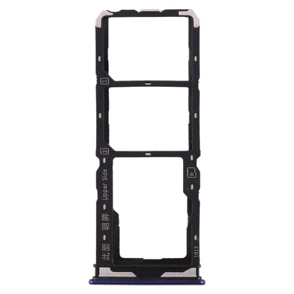 For Vivo  Y7s SIM Card Tray + SIM Card Tray + Micro SD Card Tray (Purple) - Card Tray by buy2fix | Online Shopping UK | buy2fix