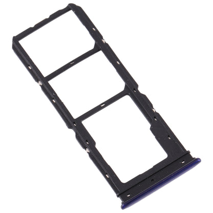 For Vivo  Y7s SIM Card Tray + SIM Card Tray + Micro SD Card Tray (Purple) - Card Tray by buy2fix | Online Shopping UK | buy2fix