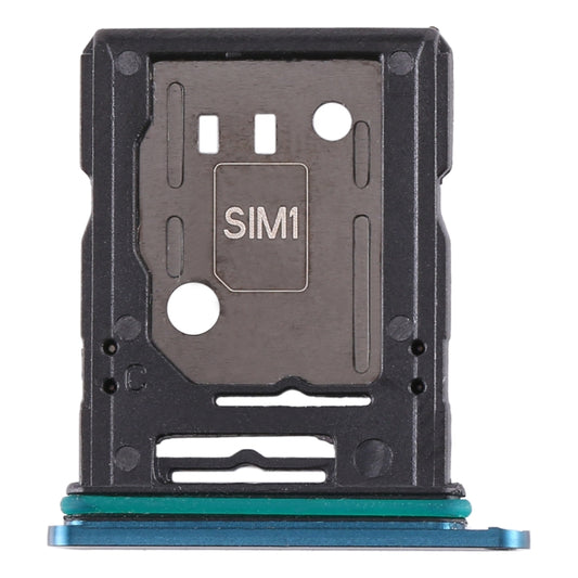 For OPPO Reno 10x zoom SIM Card Tray + SIM Card Tray / Micro SD Card Tray (Blue) - Card Tray by buy2fix | Online Shopping UK | buy2fix