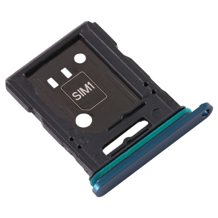 For OPPO Reno 10x zoom SIM Card Tray + SIM Card Tray / Micro SD Card Tray (Blue) - Card Tray by buy2fix | Online Shopping UK | buy2fix