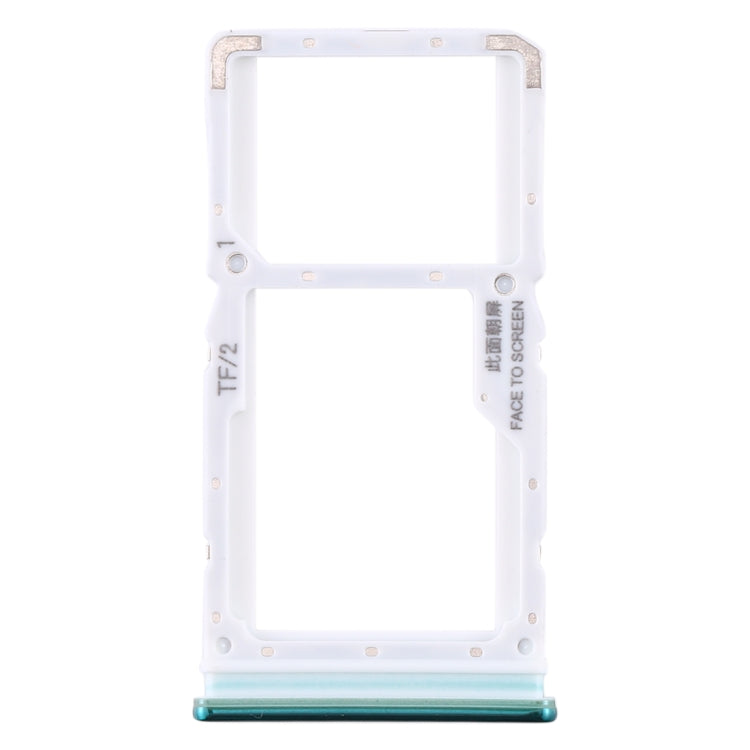 SIM Card Tray + SIM Card Tray / Micro SD Card Tray for Xiaomi Redmi Note 8 Pro (Green) - Card Tray by buy2fix | Online Shopping UK | buy2fix