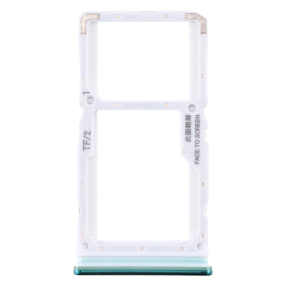 SIM Card Tray + SIM Card Tray / Micro SD Card Tray for Xiaomi Redmi Note 8 Pro (Green) - Card Tray by buy2fix | Online Shopping UK | buy2fix