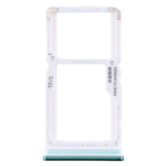 SIM Card Tray + SIM Card Tray / Micro SD Card Tray for Xiaomi Redmi Note 8 Pro (Green) - Card Tray by buy2fix | Online Shopping UK | buy2fix