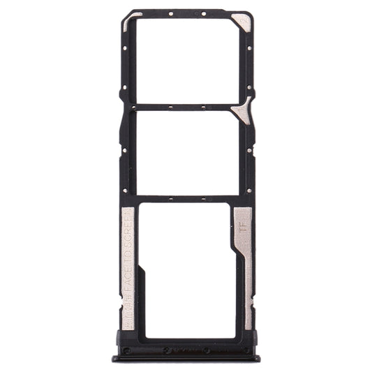 SIM Card Tray + SIM Card Tray + Micro SD Card Tray for Xiaomi Redmi Note 8 (Black) - Card Tray by buy2fix | Online Shopping UK | buy2fix