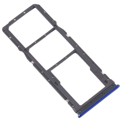 SIM Card Tray + SIM Card Tray + Micro SD Card Tray for Xiaomi Redmi Note 8 (Blue) - Card Tray by buy2fix | Online Shopping UK | buy2fix