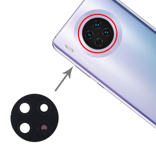 For Huawei Mate 30 10pcs Back Camera Lens