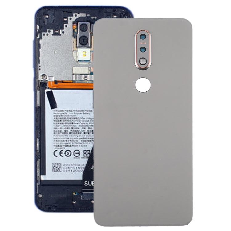 Battery Back Cover for Nokia 7.1(Silver) - Back Cover by buy2fix | Online Shopping UK | buy2fix