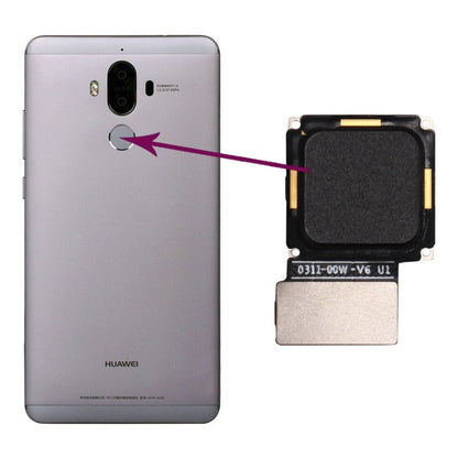 For Huawei Mate 9 Fingerprint Sensor Flex Cable(Black) - Flex Cable by buy2fix | Online Shopping UK | buy2fix