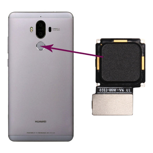 For Huawei Mate 9 Fingerprint Sensor Flex Cable(Black) - Flex Cable by buy2fix | Online Shopping UK | buy2fix