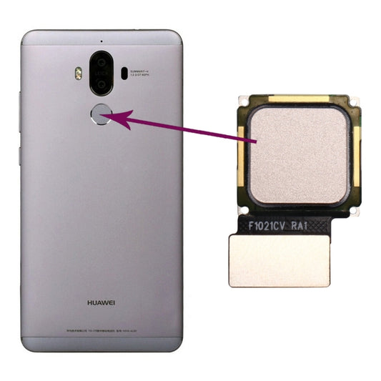 For Huawei Mate 9 Fingerprint Sensor Flex Cable(Gold) - Flex Cable by buy2fix | Online Shopping UK | buy2fix