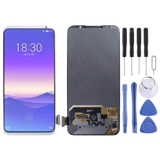 LCD-Bildschirm und Digitizer-Vollmontage für Meizu 16XS (Weiß)
