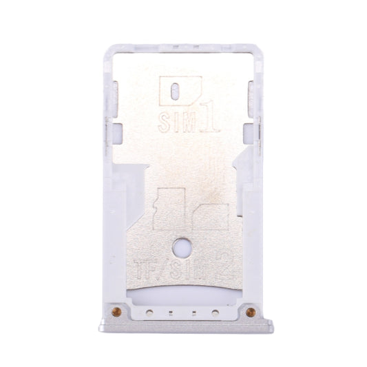 For Xiaomi Redmi 4 SIM & SIM / TF Card Tray(Silver) - Card Tray by buy2fix | Online Shopping UK | buy2fix