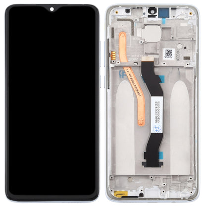 TFT LCD Screen for Xiaomi Redmi Note 8 Pro Digitizer Full Assembly with Frame (Double SIM Card Version)(White) - LCD Screen by buy2fix | Online Shopping UK | buy2fix