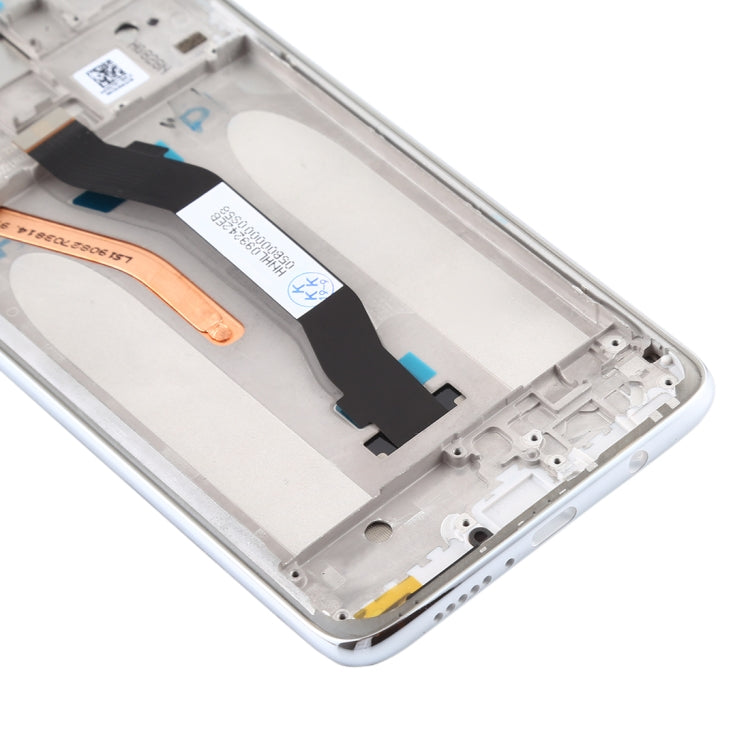 TFT LCD Screen for Xiaomi Redmi Note 8 Pro Digitizer Full Assembly with Frame (Double SIM Card Version)(White) - LCD Screen by buy2fix | Online Shopping UK | buy2fix