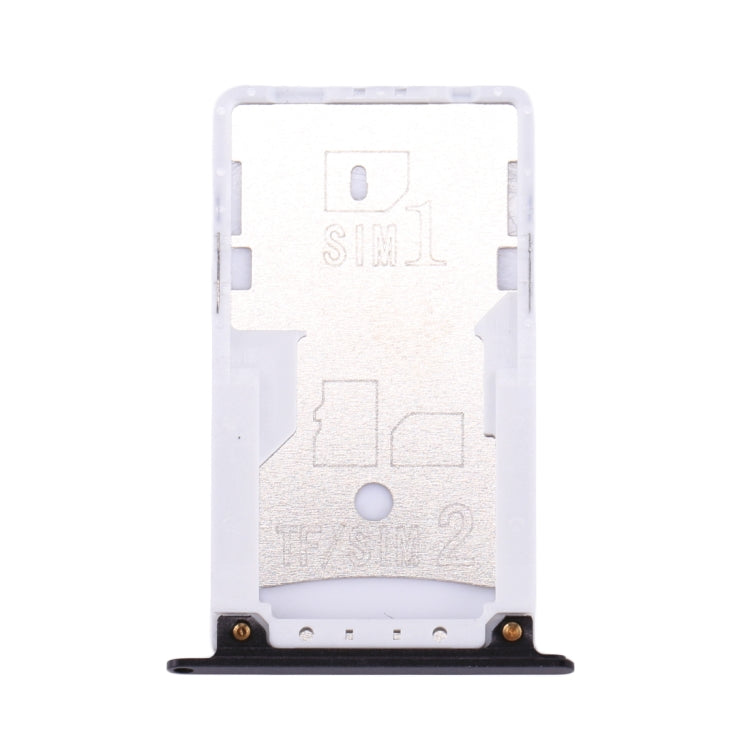 For Xiaomi Redmi Note 4 SIM & SIM / TF Card Tray(Black) - Card Tray by buy2fix | Online Shopping UK | buy2fix