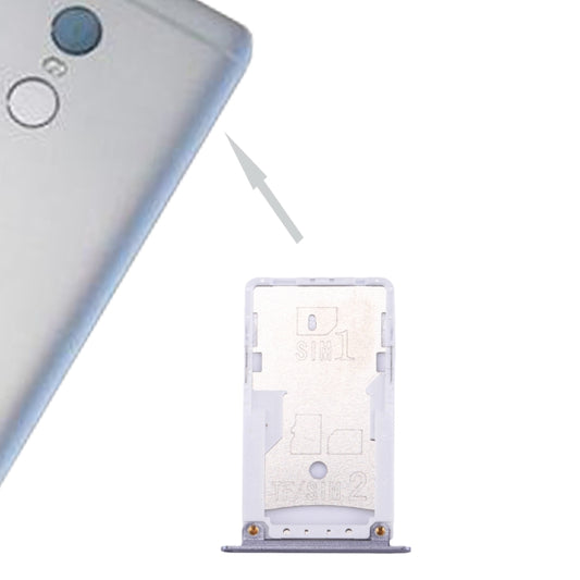 For Xiaomi Redmi Note 4 SIM & SIM / TF Card Tray(Grey) - Card Tray by buy2fix | Online Shopping UK | buy2fix