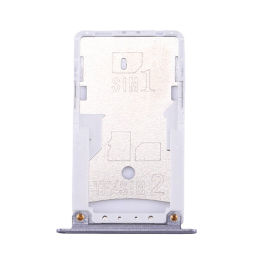 For Xiaomi Redmi Note 4 SIM & SIM / TF Card Tray(Grey) - Card Tray by buy2fix | Online Shopping UK | buy2fix