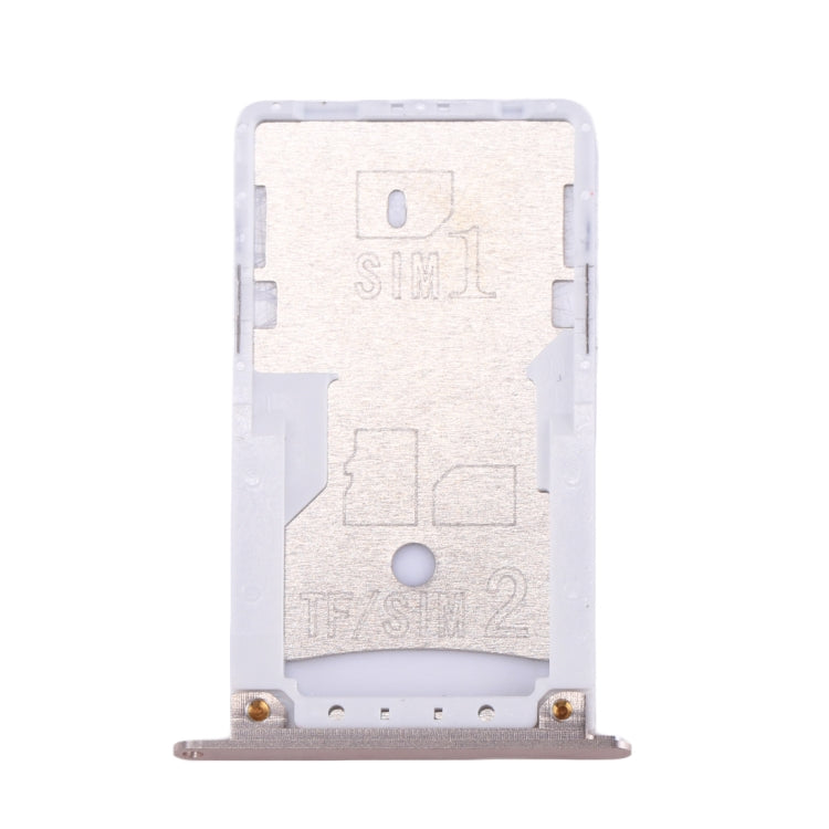 For Xiaomi Redmi Note 4 SIM & SIM / TF Card Tray(Gold) - Card Tray by buy2fix | Online Shopping UK | buy2fix
