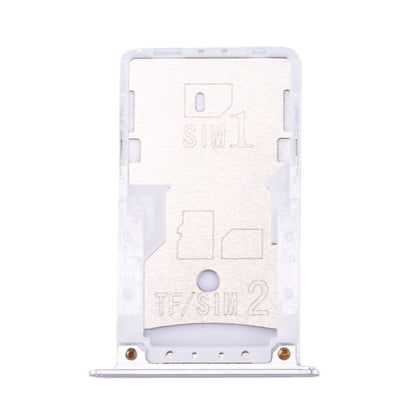 For Xiaomi Redmi Note 4 SIM & SIM / TF Card Tray(Silver) - Card Tray by buy2fix | Online Shopping UK | buy2fix