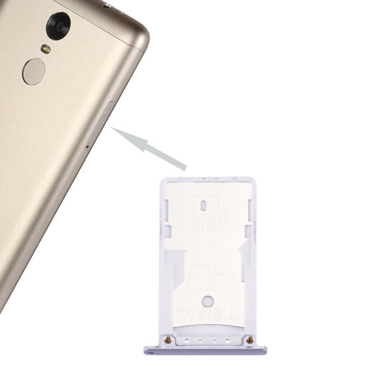 For Xiaomi Redmi Note 3 (Qualcomm Version) SIM & SIM / TF Card Tray(Grey) - Card Tray by buy2fix | Online Shopping UK | buy2fix