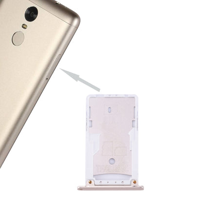 For Xiaomi Redmi Note 3 (Qualcomm Version) SIM & SIM / TF Card Tray(Gold) - Card Tray by buy2fix | Online Shopping UK | buy2fix