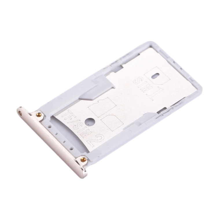For Xiaomi Redmi Note 3 (Qualcomm Version) SIM & SIM / TF Card Tray(Gold) - Card Tray by buy2fix | Online Shopping UK | buy2fix