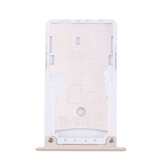 For Xiaomi Redmi Note 4X SIM & SIM / TF Card Tray(Gold) - Card Tray by buy2fix | Online Shopping UK | buy2fix
