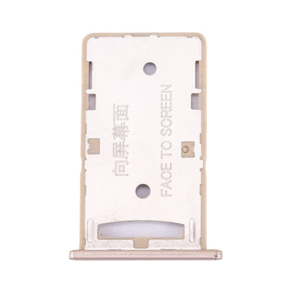 For Xiaomi Redmi 4A SIM & SIM / TF Card Tray(Gold) - Card Tray by buy2fix | Online Shopping UK | buy2fix