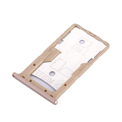 For Xiaomi Redmi 4A SIM & SIM / TF Card Tray(Gold) - Card Tray by buy2fix | Online Shopping UK | buy2fix