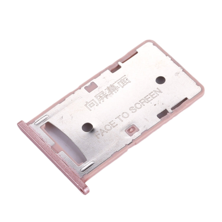 For Xiaomi Redmi 4A SIM & SIM / TF Card Tray(Rose Gold) - Card Tray by buy2fix | Online Shopping UK | buy2fix