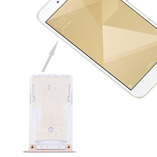For Xiaomi Redmi 4X SIM & SIM / TF Card Tray(Gold) - Card Tray by buy2fix | Online Shopping UK | buy2fix