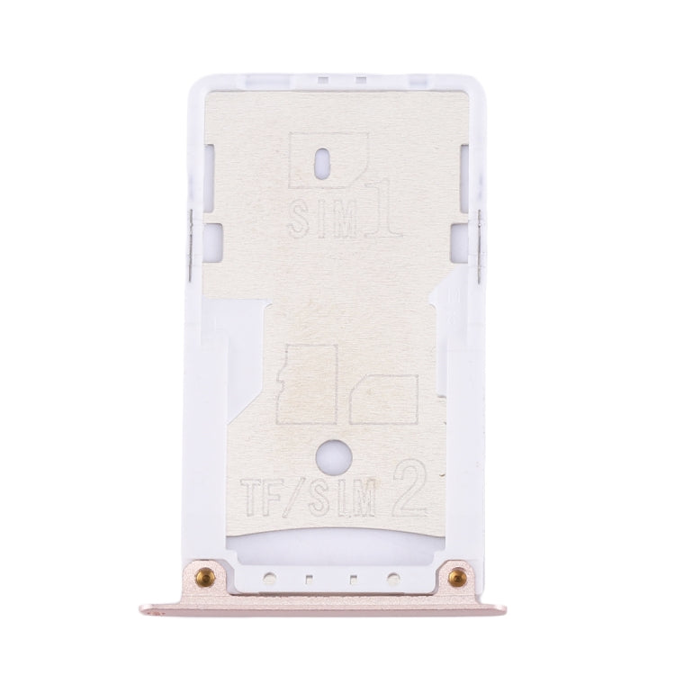 For Xiaomi Redmi 4X SIM & SIM / TF Card Tray(Gold) - Card Tray by buy2fix | Online Shopping UK | buy2fix
